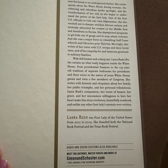 Spoken from the Heart book by Laura Bush (2010, Hardcover) - Picture 5 of 5